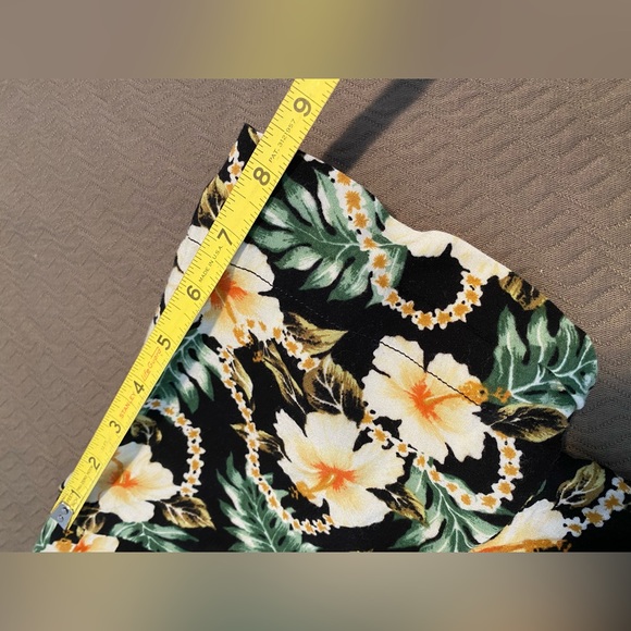 Denim & Supply Ralph Lauren Aloha Hawaiian Leopard print shirt floral EUC 🌺 XL - Picture 5 of 10